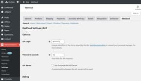Plugin settings (tab General)