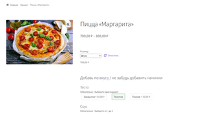 Pro: Product modifiers on the frontend