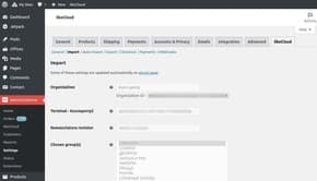 Plugin settings (tab Import)